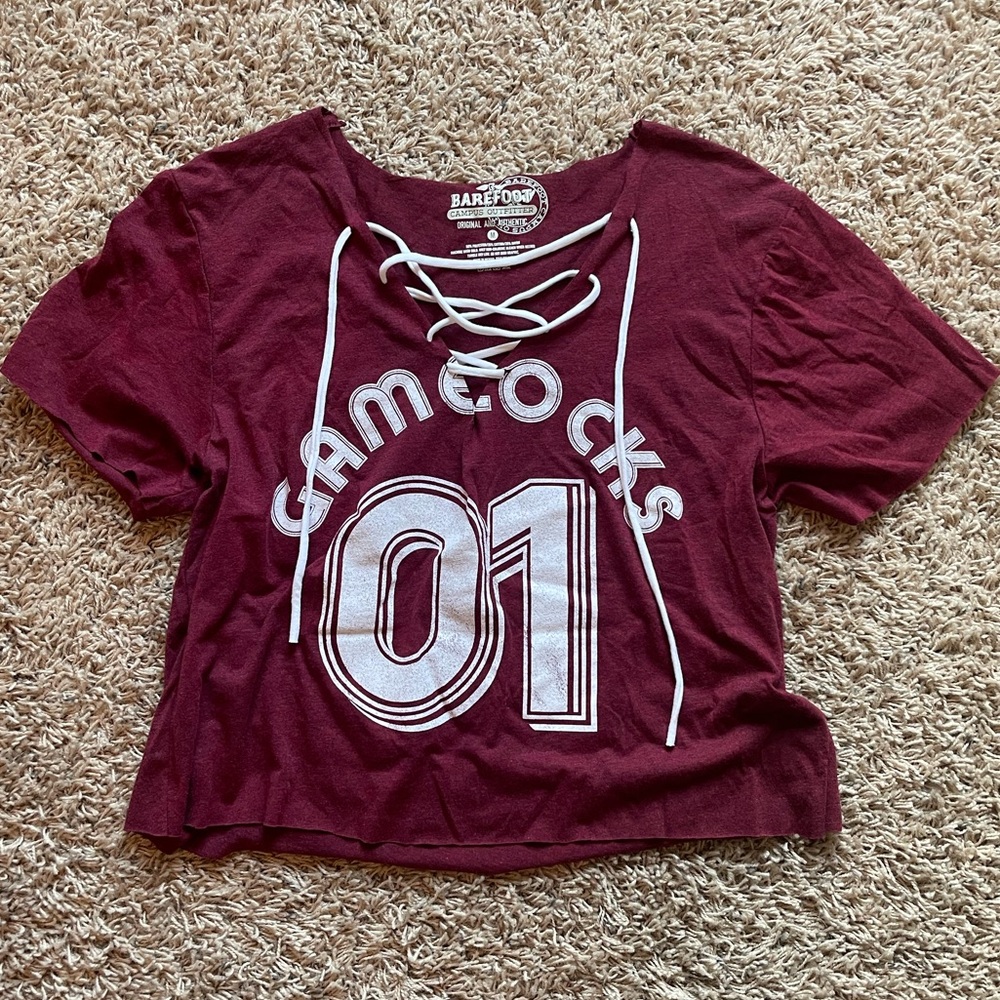 Women's Maroon South Carolina Gamecocks Crop Top